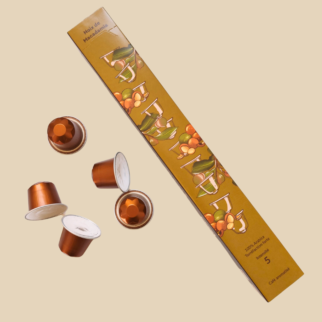 Café noix de macadamia pour Nespresso* ALU
