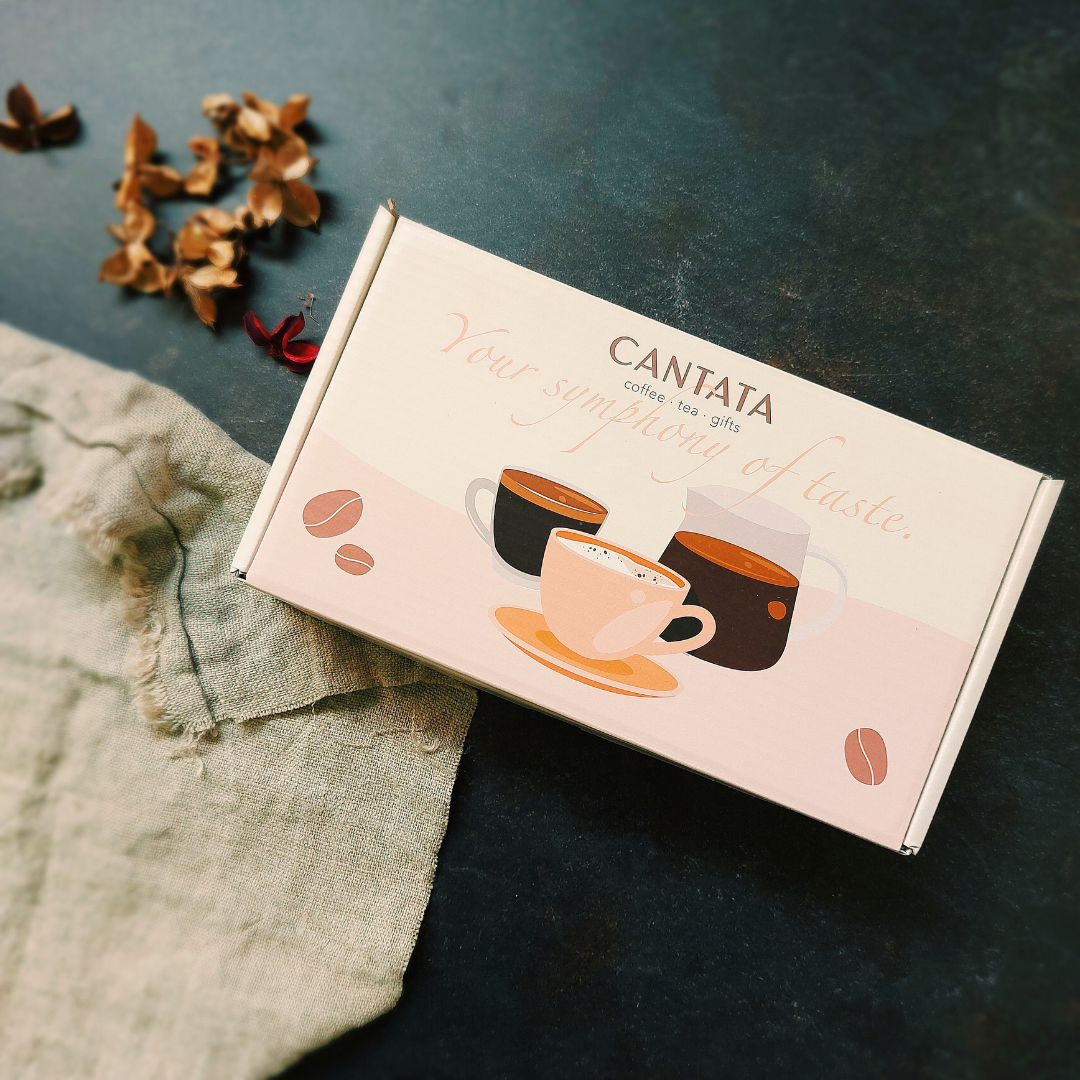 Smell the coffee cause it is time to wake up - koffie cadeaupakket medium