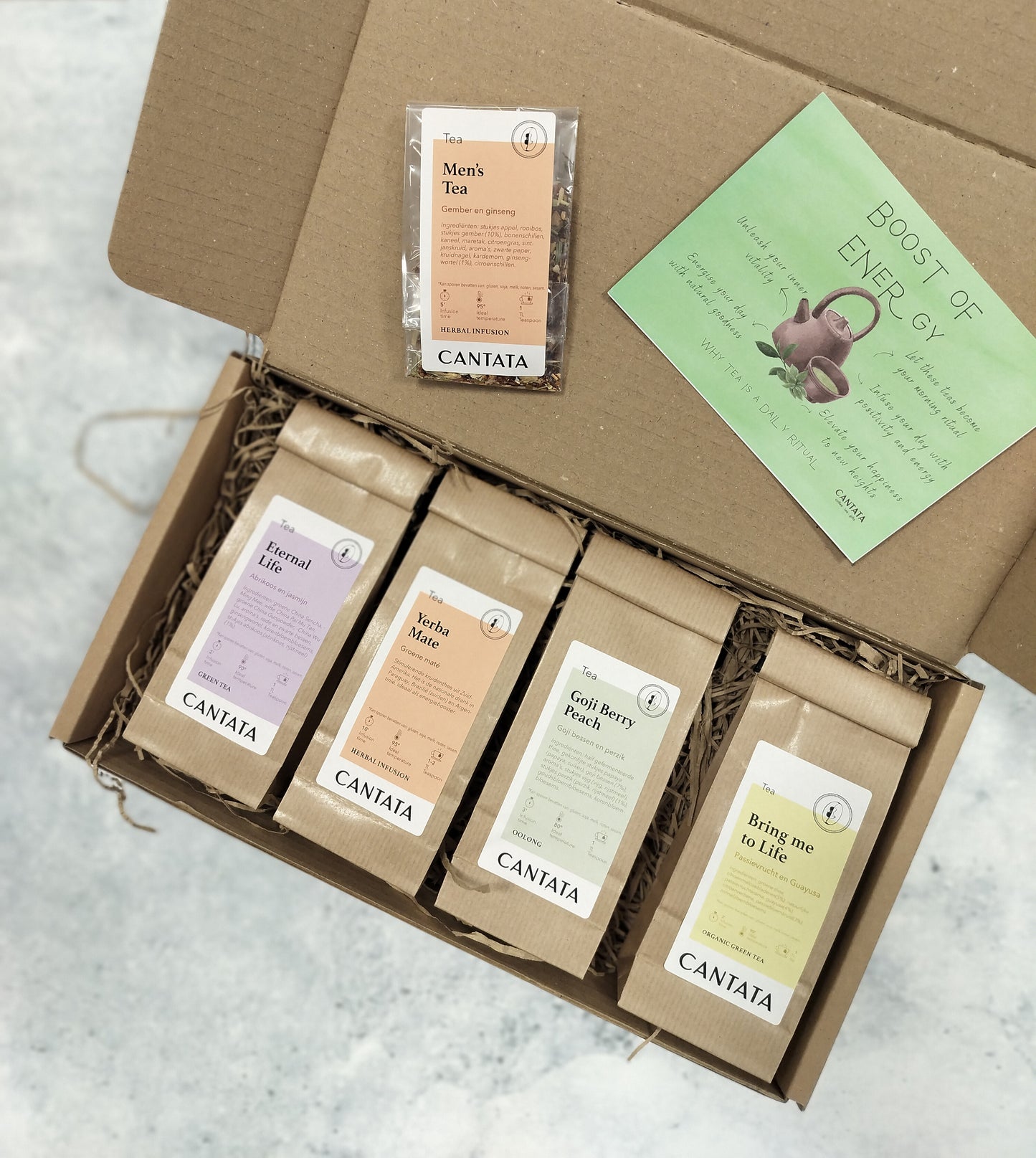 Boost of Energy - coffret cadeau thé