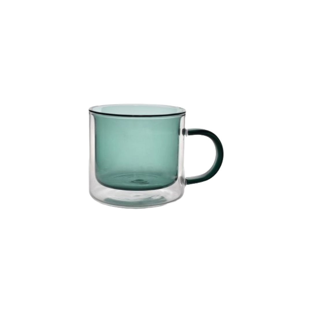 Tasse à thé double paroi Liv vert set/2 0.27L