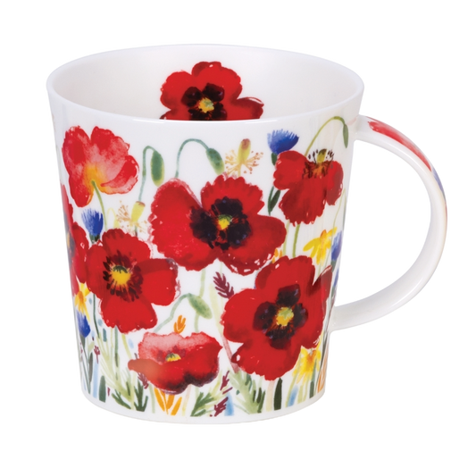 DUNOON Cairngorm theekop 0.48L Campagne Poppy